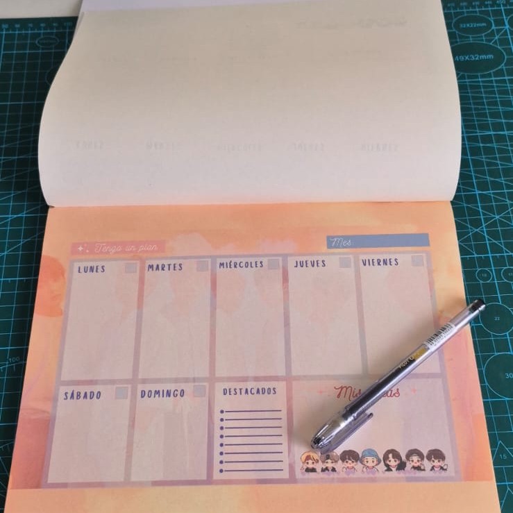 Agendas y Planners bts